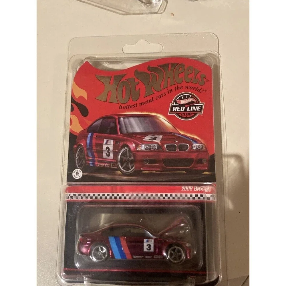 Hot Wheels RLC Redline Club Exclusive 2006 BMW M3 (Red) Sealed in Protector